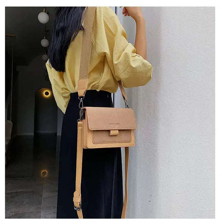 Retro Mini-Umhängetasche im kleinen, quadratischen Design in mehreren Farben