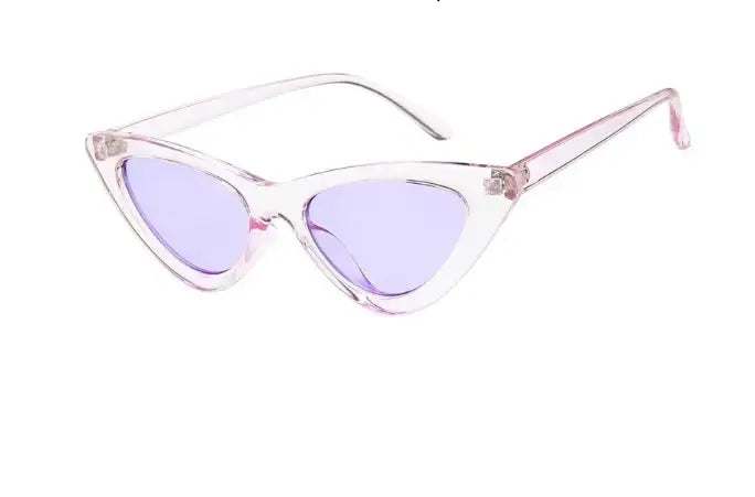 Retro Dreieck Katzenaugen-Sonnenbrille mit UV400 Schutz und modernem Vintage-Design für Damen