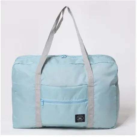 Praktische Reisetasche mit Trolley-Funktion aus robustem Polyester in Würfelform, ideal für Reisen und Einkäufe