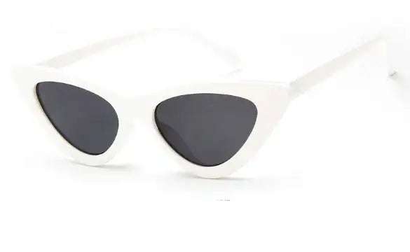 Retro Dreieck Katzenaugen-Sonnenbrille mit UV400 Schutz und modernem Vintage-Design für Damen