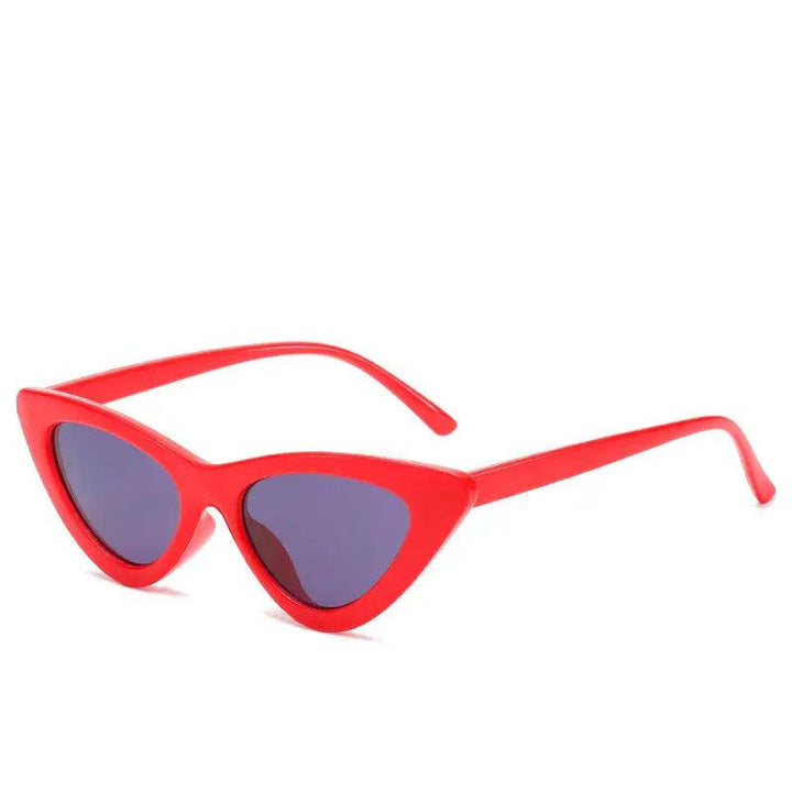 Retro Dreieck Katzenaugen-Sonnenbrille mit auffälligem Vintage-Design und UV-Schutz