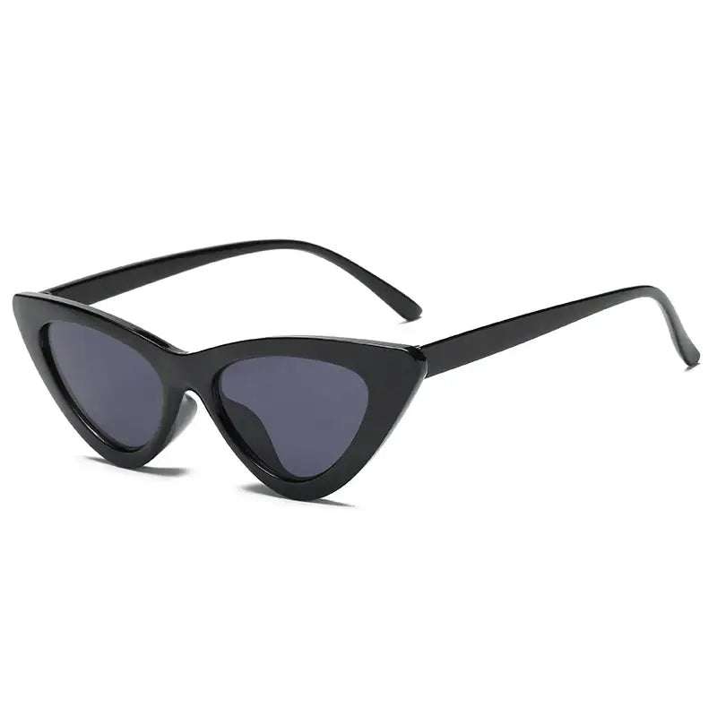 Retro Dreieck Katzenaugen-Sonnenbrille mit auffälligem Vintage-Design und UV-Schutz für Damen