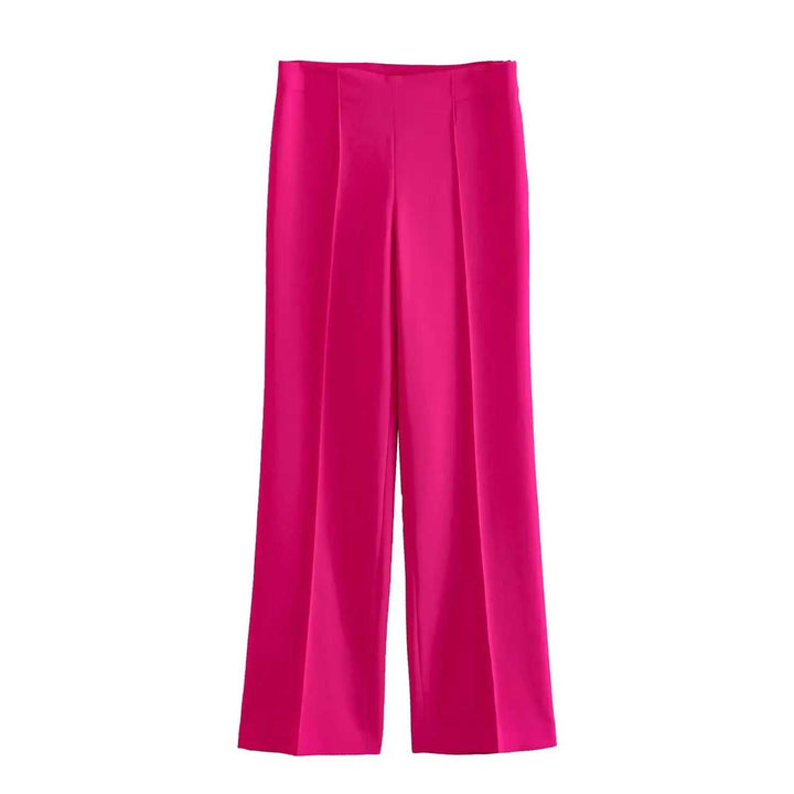 Eleganter Damen Casual-Anzug mit Gürtel, Blazer und Hose für Büro und Freizeit