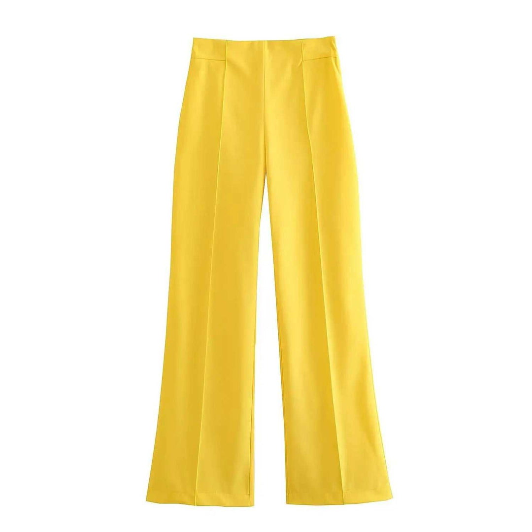 Moderner Damen Casual-Anzug mit Gürtel, Blazer und Hose, ideal für Büro und besondere Anlässe