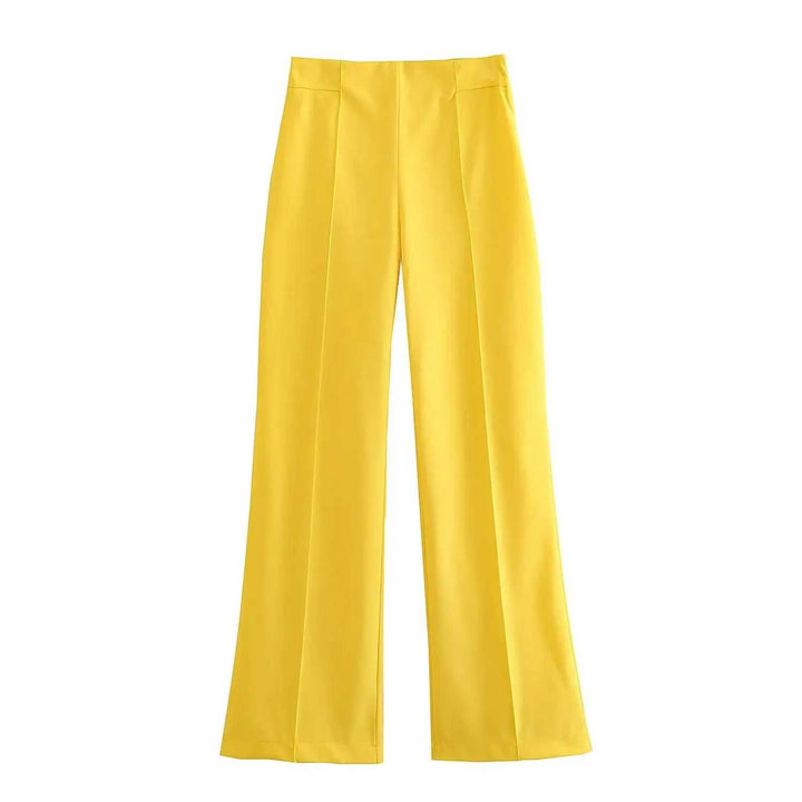 Moderner Damen Casual-Anzug mit Gürtel, Blazer und Hose, ideal für Büro und besondere Anlässe