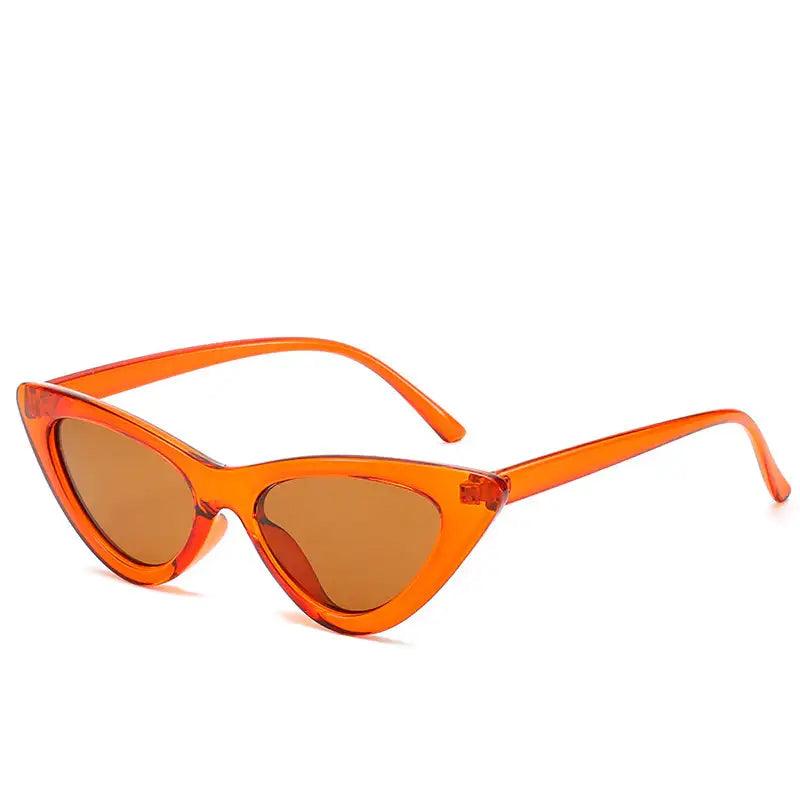 Retro Dreieck Katzenaugen-Sonnenbrille im Vintage-Stil mit UV-Schutz und modernem Design