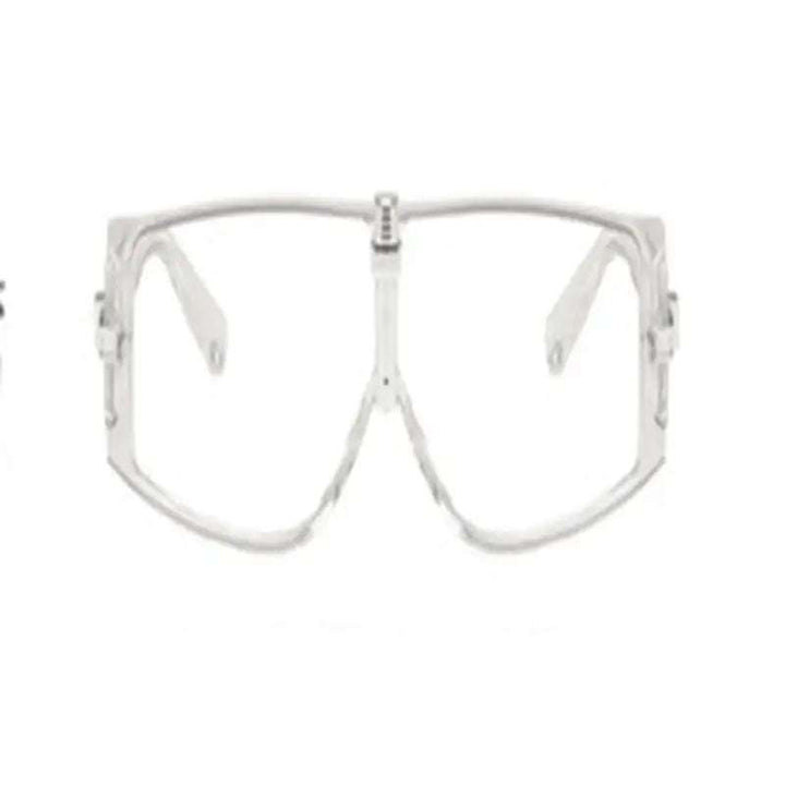 Orange Fahrrad-Schutzbrille mit UV400-Schutz und Vintage-Stil für Damen