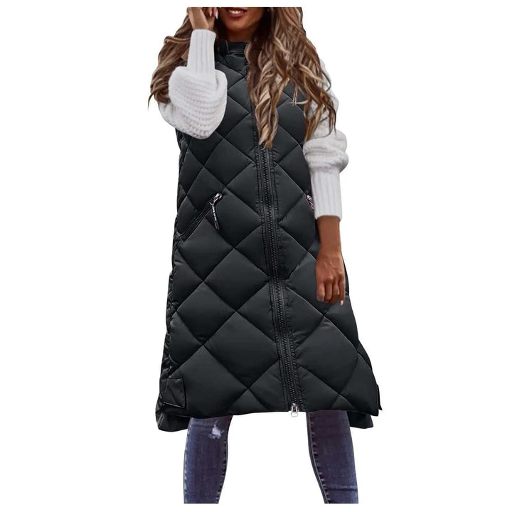 Grüne einfarbige Damen Kapuzenjacke mittellang aus Polyester, bequem und casual für Alltag und Freizeit