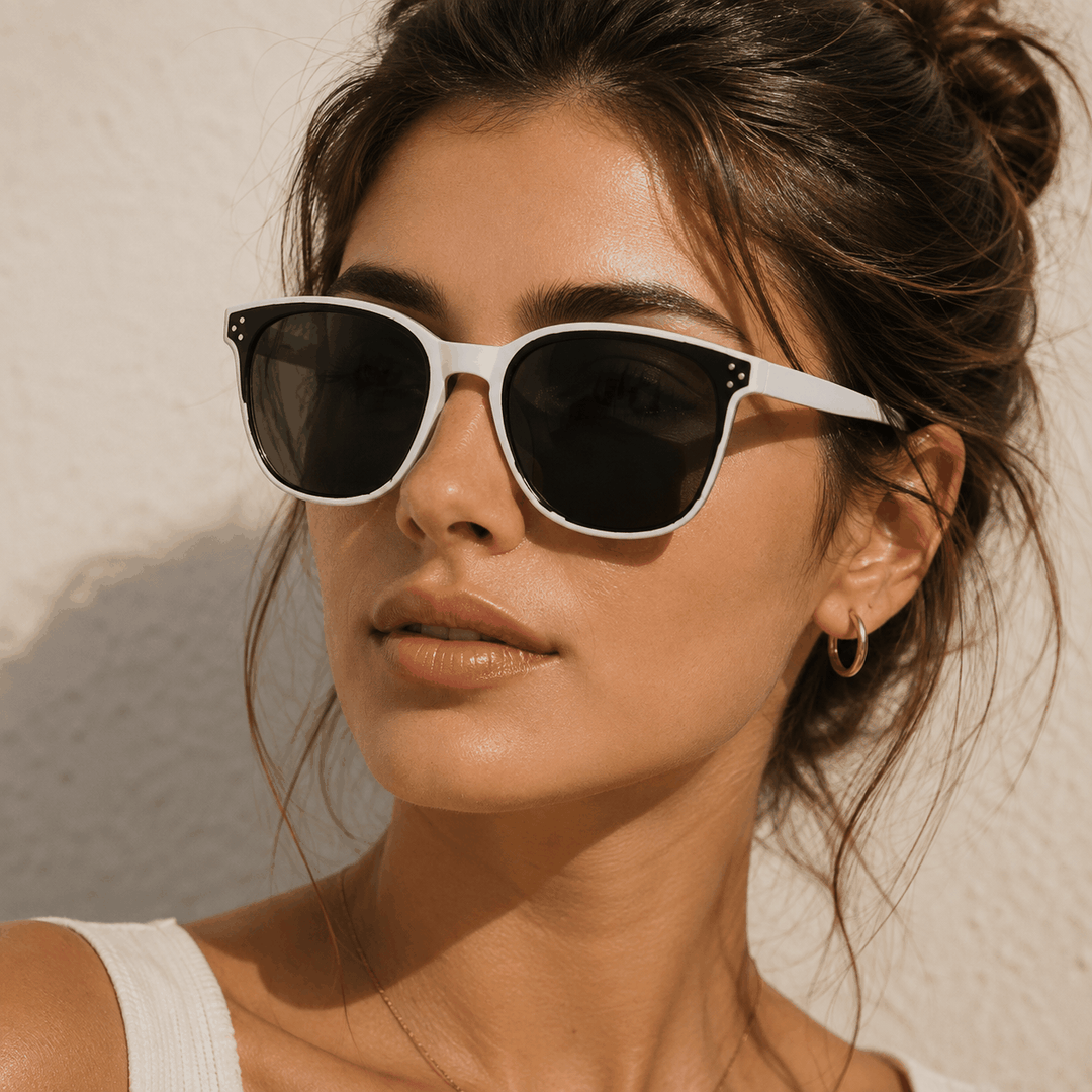 Unisex UV-Schutz Sonnenbrille mit leichtem, robustem Rahmen und modernem Design für Alltag und Outdoor