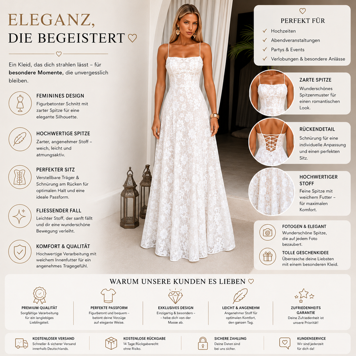 Elegantes Abendkleid mit drapierter Front und offenem Rücken in rot
