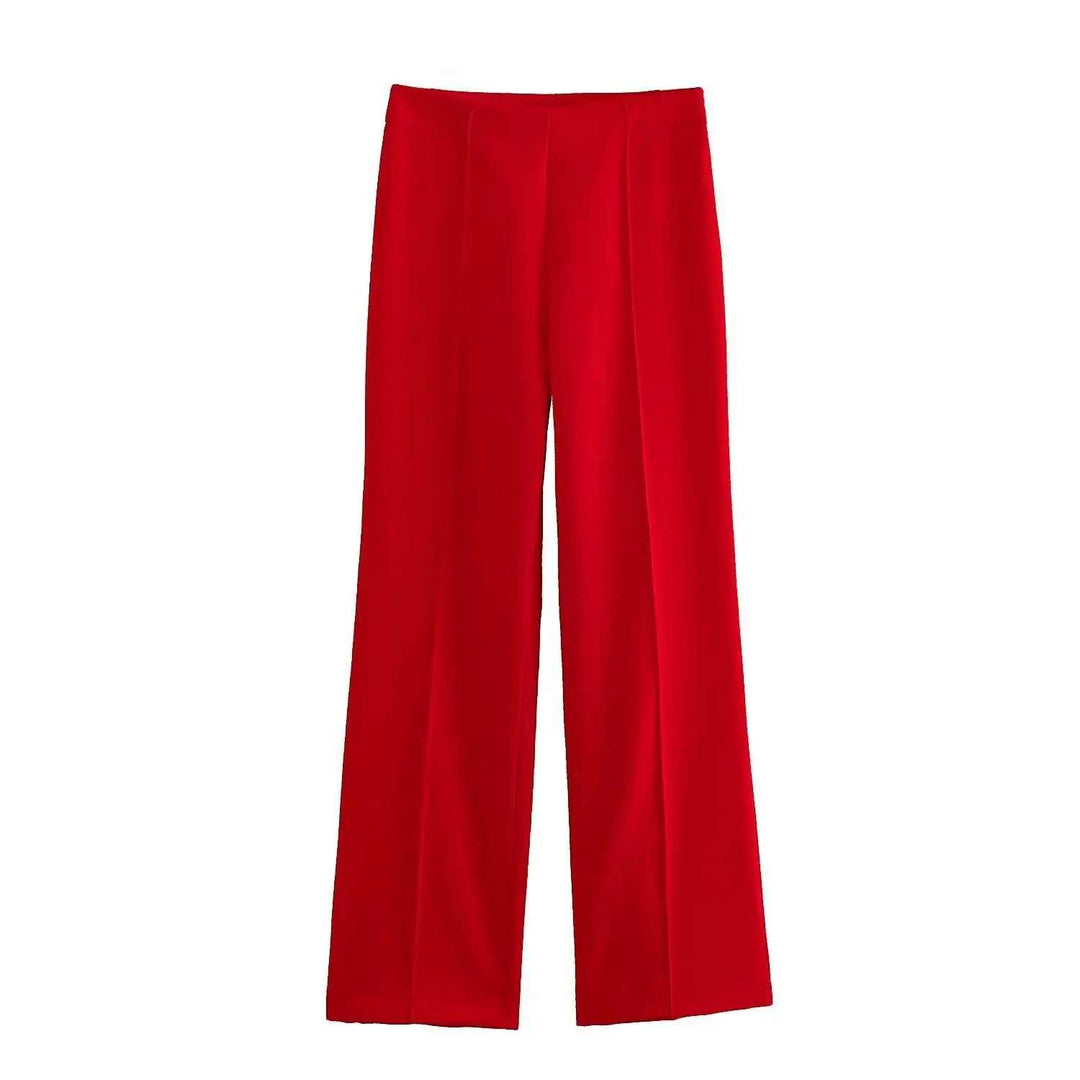 Eleganter Damen Casual-Anzug mit Gürtel, Blazer und Hose in modernem Stil