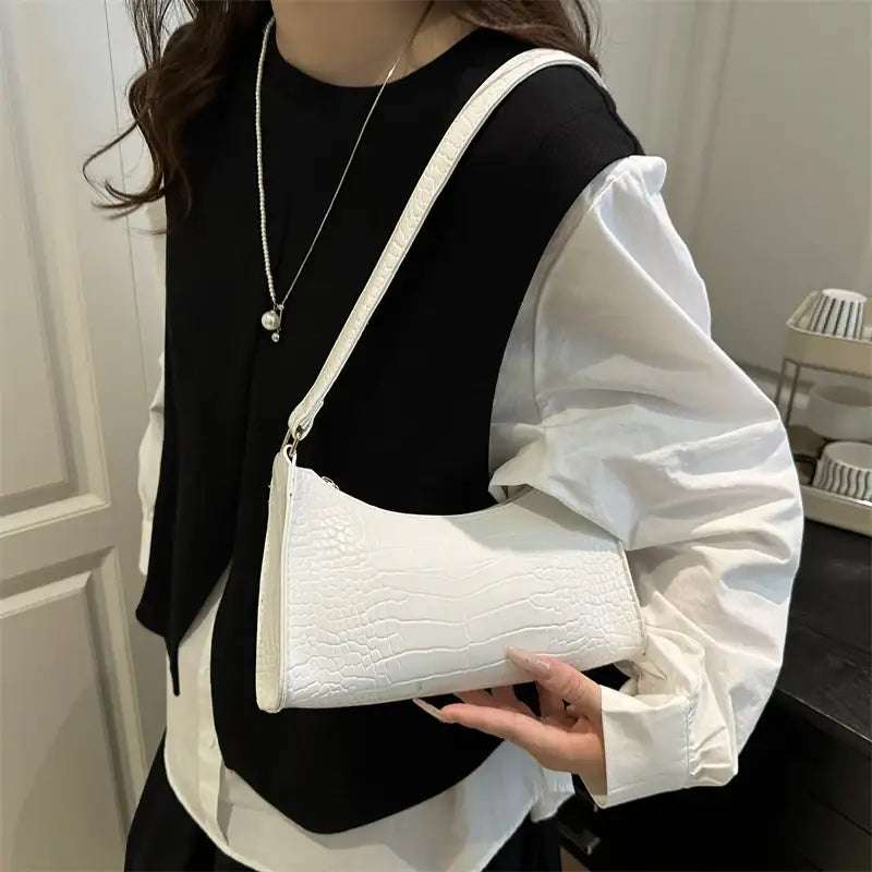 Modische Damen Tote Bag mit minimalistischer Struktur in verschiedenen Farben und edlem PU-Leder