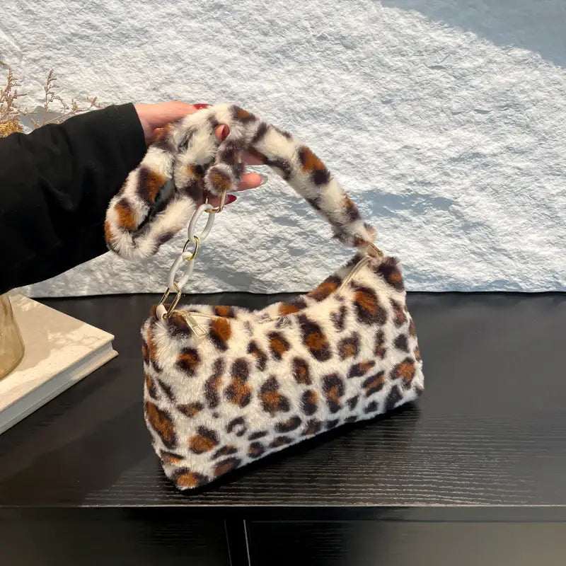Tragbare Tasche im schlichten Western-Stil aus robustem Canvas mit praktischer Außentasche und modernem Design