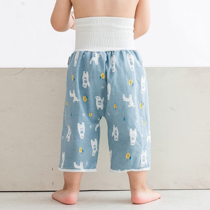 Baby Windelhose wasserdicht aus Baumwolle für Babys und Kleinkinder mit hohem Taillendesign